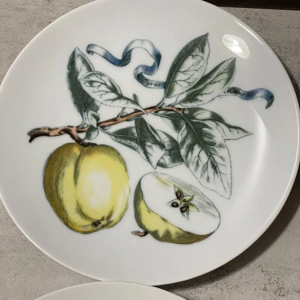 Vintage Bareuther Set of 6 Stylized Fruit Motif 8